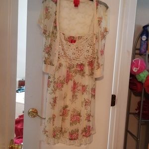 Pink and beige Vchristina dress